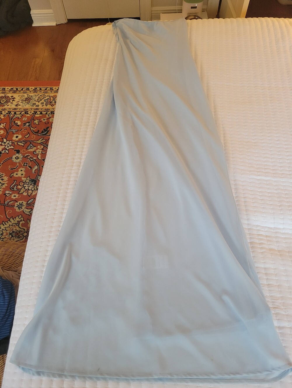 Peppermayo Sassafras Beaded Flower Strapless Maxi Dress - Blue Size 0 - Picture 9 of 11